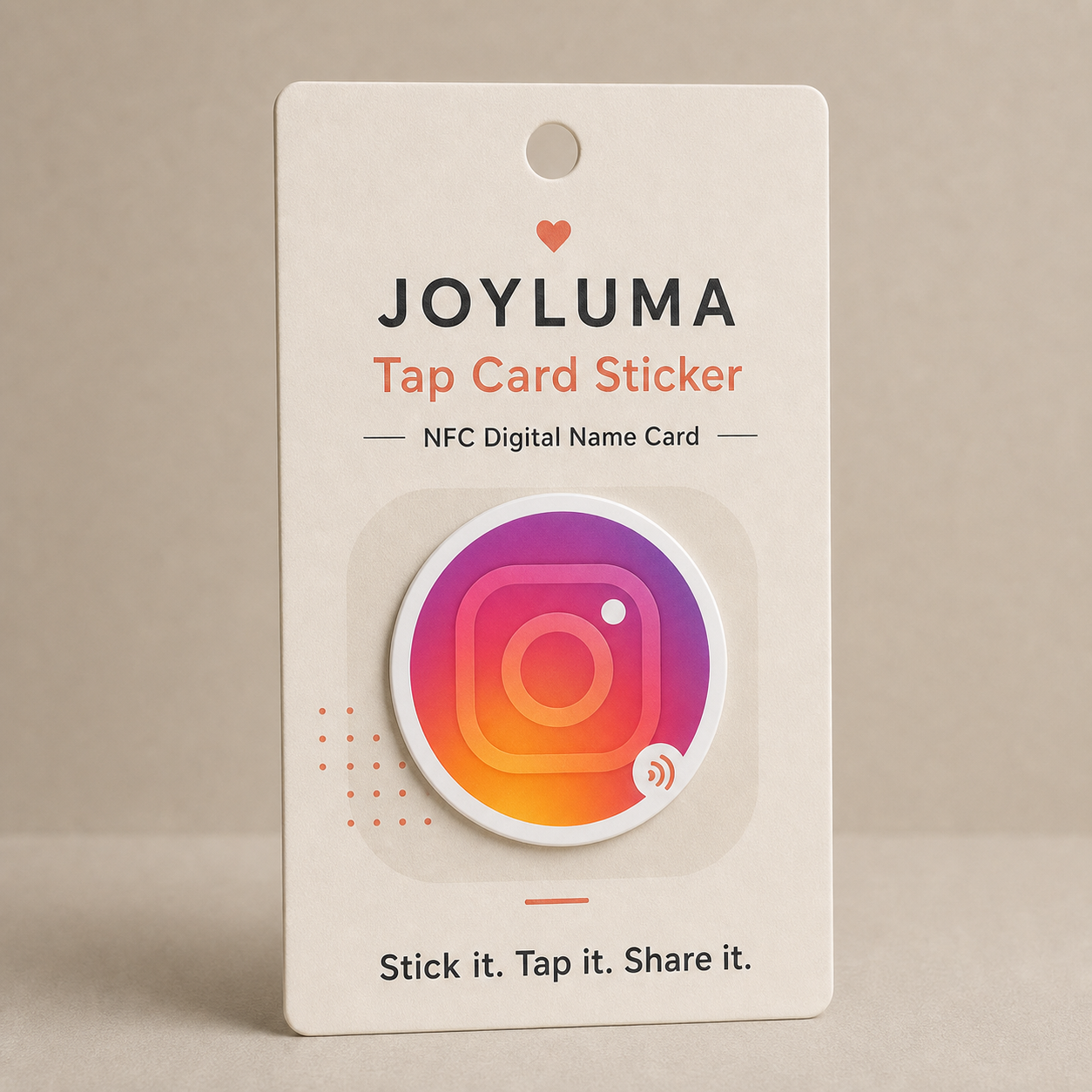 Social Glow sticker design